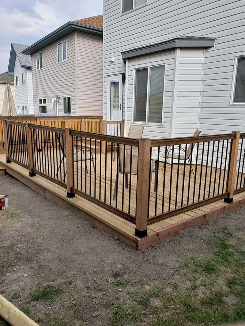 A image of a custom made deck